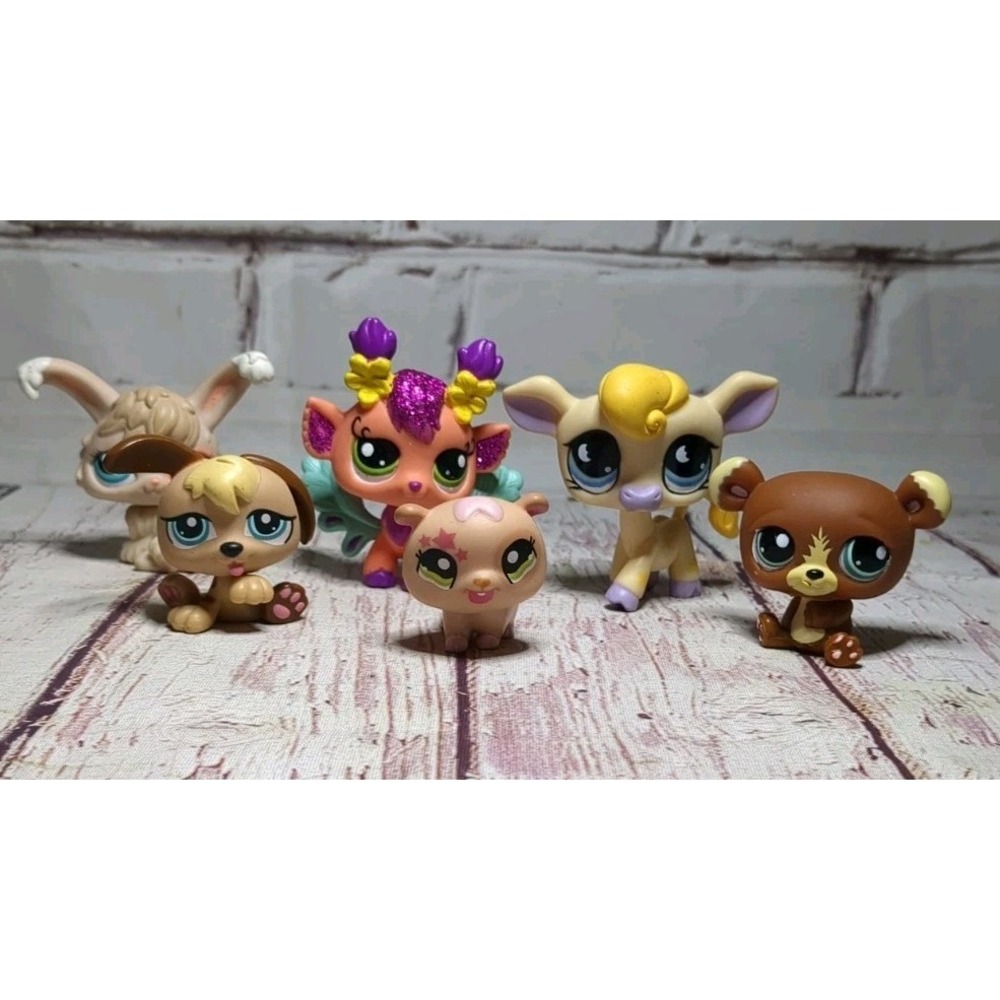 Hasbro LPS Littlest Pet Shop Lot of 6 Figures